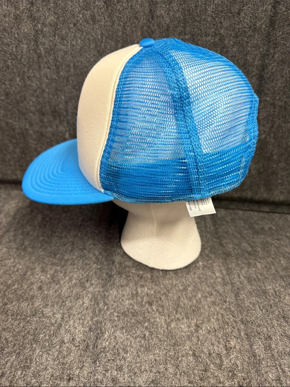 Gravity Falls Disney White and Blue Kids Trucker Hat with Tree Emblem